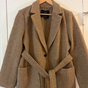 J. Crew Belted-Jacket in Italian Boiled Wool